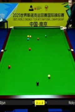 2025斯诺克国际锦标赛延期资格赛第一轮袁思俊6-4里奇·沃顿20251102