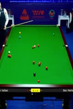 2025斯诺克武汉公开赛64进32侯赛因·瓦菲5-1本·默滕斯20250825