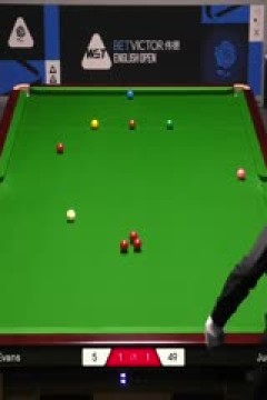 2025斯诺克英格兰公开赛瑞安·埃文斯2-4江俊20250911