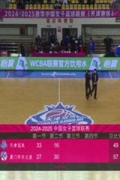 WCBA常规赛B组 天津冠岚VS厦门环东文旅 20250218