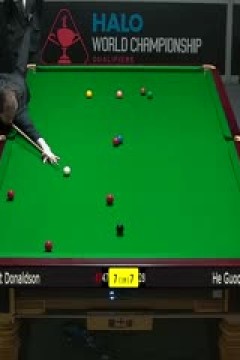 24-25赛季斯诺克世锦赛资格赛第三轮斯科特·唐纳森9-10贺国强(第二阶段)20250414