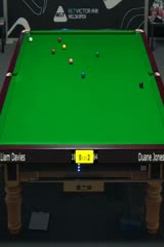 斯诺克威尔士公开赛乌森巴赫.利亚姆·戴维斯1-4杜安·琼斯20240213