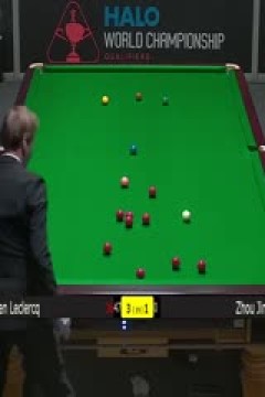 斯诺克世锦赛资格赛128进96朱利安·勒克莱尔6-2周金豪(第一阶段)20250408