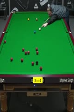 斯诺克英锦赛资格赛第三轮80进48袁思俊6-4伊什普利特·辛格·查达20251125