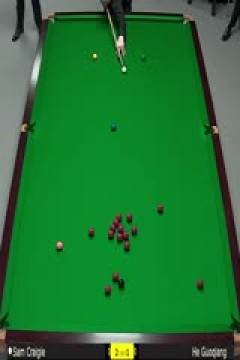 2024斯诺克德国大师赛山姆·克雷吉5-1贺国强20240131