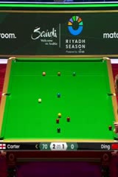 2024斯诺克利雅得世界大师赛阿里·卡特4-3丁俊晖20240304