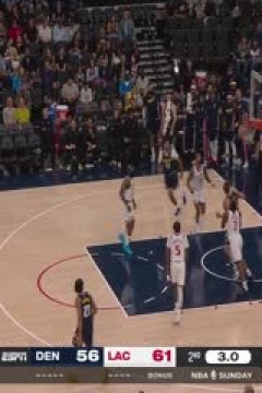 NBA季前赛 掘金VS快船 20251013