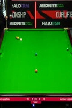 斯诺克世锦赛资格赛128进96吉米·怀特3-6安东·卡扎科夫(第一阶段)20250408