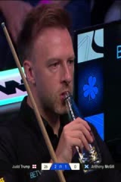 2025斯诺克北爱尔兰公开赛64进32贾德·特鲁姆普4-2安东尼·麦克吉尔20251020