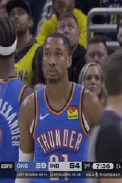 NBA常规赛 雷霆VS步行者 20251024