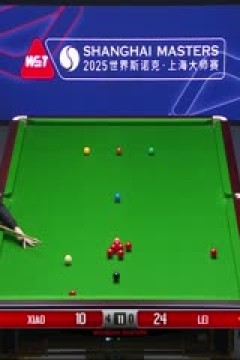 2025斯诺克上海大师赛第一轮肖国栋6-3雷佩凡(朱蒙)20250729