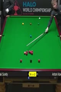 斯诺克世锦赛资格赛96进64扎克·舒尔第10-2安东尼·科瓦尔斯基(第二阶段)20250410