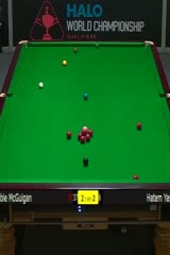斯诺克世锦赛资格赛128进96罗比·麦奎根7-2哈特姆·亚辛(第一阶段)20250407