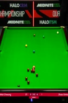 斯诺克世锦赛资格赛128进96张家玮1-8赵心童(第一阶段)20250407