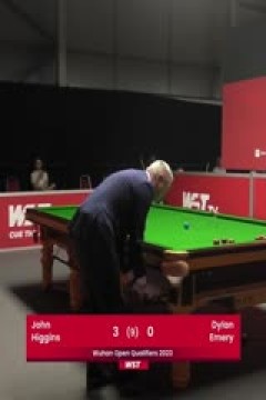 斯诺克约翰·希金斯5-1迪伦·埃默里20230905