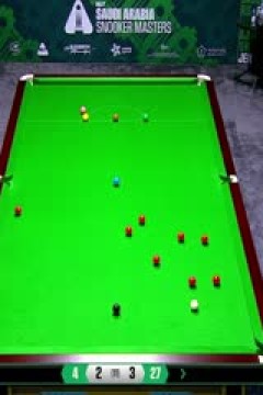 2025斯诺克沙特大师赛16进8丁俊晖5-6巴里·霍金斯20250814