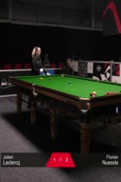 2025斯诺克北爱尔兰公开赛资格赛第一轮朱利安·勒克莱4-2弗洛里安·努斯勒20250905