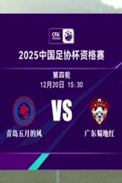 足协杯资格赛 青岛五月的风VS广东蜀地红 20241220