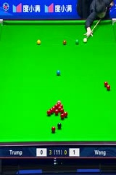 斯诺克天津国锦赛第一轮第二轮贾德·特鲁姆普6-0王信仲20231105