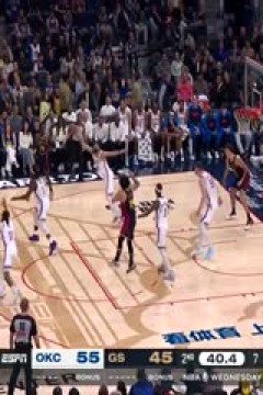 NBA常规赛 雷霆VS勇士 20250130