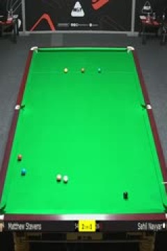 2025斯诺克武汉公开赛资格赛马修·史蒂文斯5-2萨希尔·纳亚尔20250623