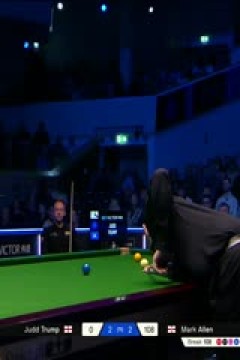 斯诺克北爱尔兰公开赛半决赛贾德·特鲁姆普6-3马克·艾伦20251026