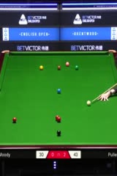 2025斯诺克英格兰公开赛斯坦·穆迪1-4利亚姆·普伦20250915