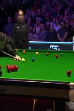 斯诺克威尔士公开赛决赛马克·塞尔比4-4斯蒂芬·马奎尔20250217