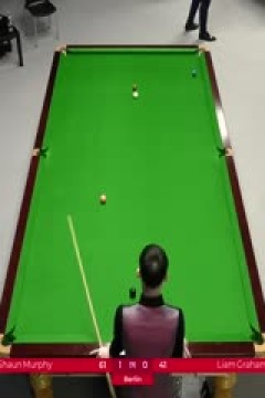 斯诺克德国大师赛64进32肖恩·墨菲5-0利亚姆·格雷厄姆20250128