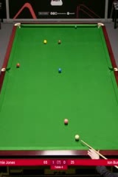 斯诺克威尔士公开赛资格赛杰米·琼斯4-1伊安·伯恩斯20250205