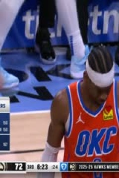 NBA常规赛 雷霆VS老鹰 20250301