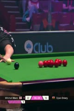 斯诺克单局限时赛128进64迪伦·埃莫里24-70米歇尔·曼恩20251210