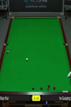 斯诺克贺国强0-5罗斯·缪尔20230727(黑8)