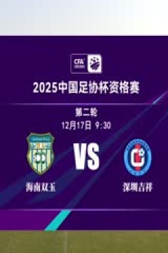 足协杯资格赛 海南双玉VS深圳吉祥 20241217