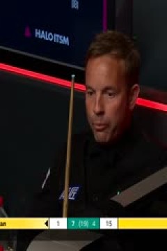24-25赛季斯诺克世锦赛第一轮罗尼·奥沙利文10-4阿里·卡特(第二阶段)20250423