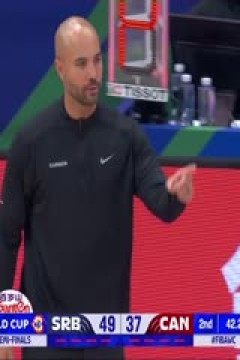 男篮世界杯 塞尔维亚VS加拿大 20230908(管维佳、季孟年)