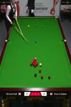 斯诺克英锦赛资格赛第二轮112进80迈克尔·霍尔特6-5瑞安·埃文斯20251123