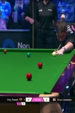 斯诺克单局限时赛64进32莱利·鲍威尔17-33伊森·卢埃林20251213