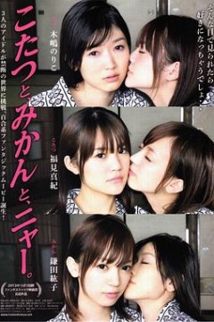 被炉、蜜桔和小猫